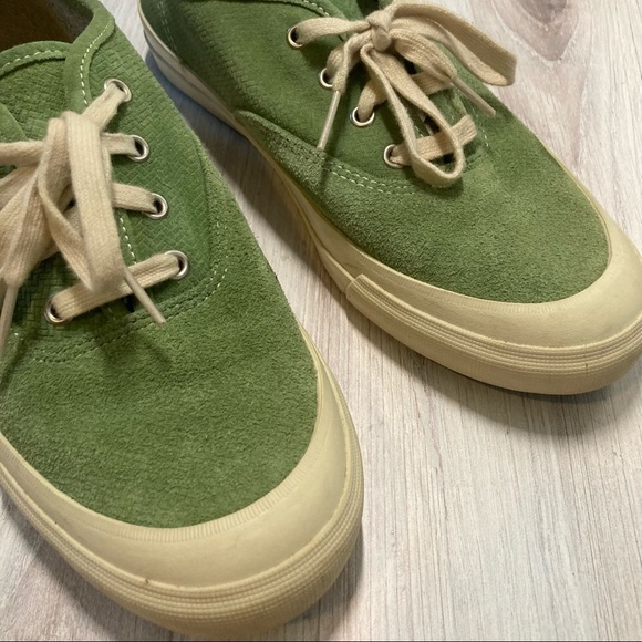 Keds textured Suede Green Sneakers size 8 1/2 - Picture 4 of 9